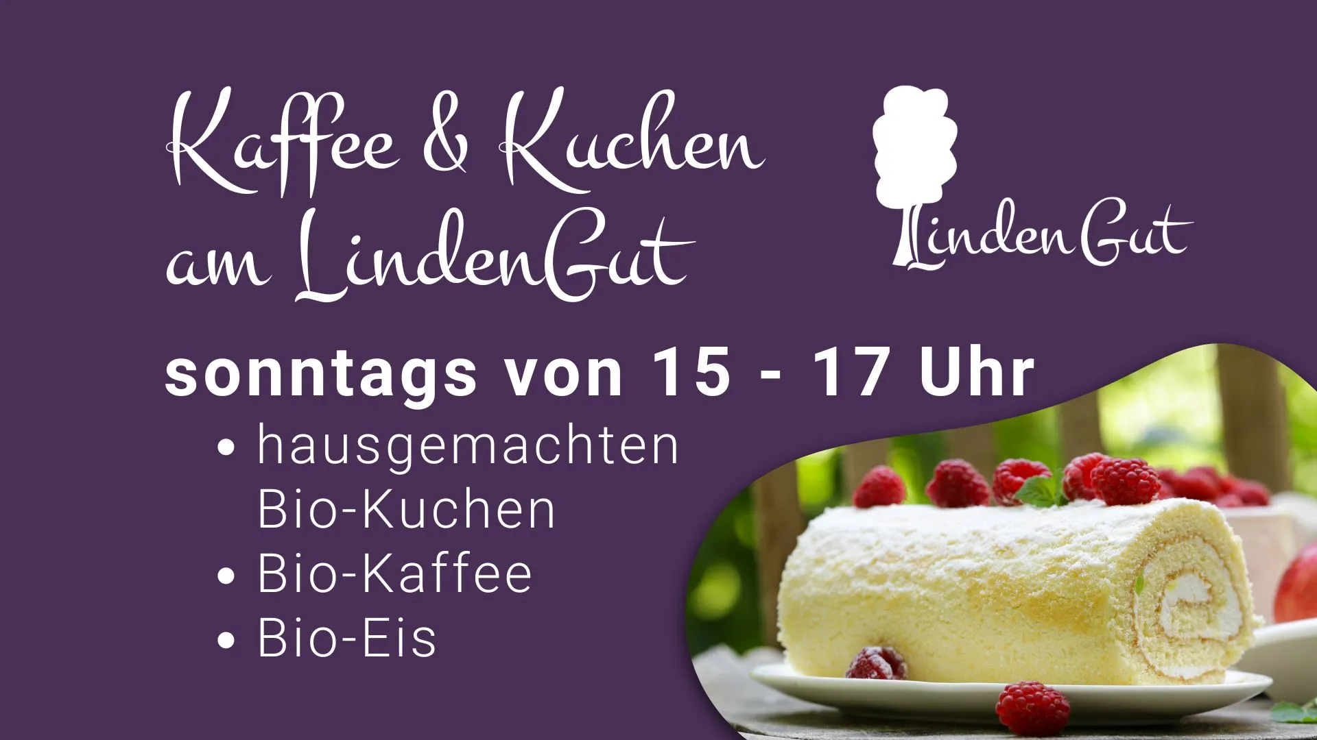 Kaffee und Kuchen im LindenGut Gasthaus