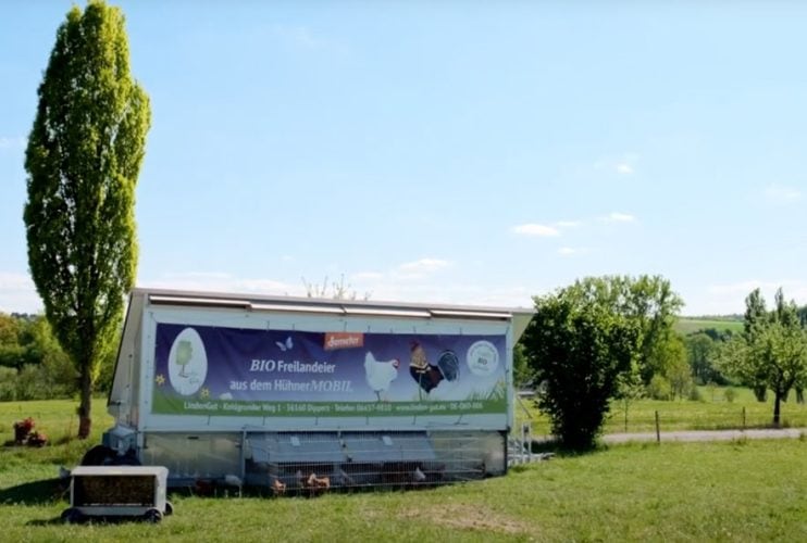 Biohotel-Lindengut-Demete-Tierhaltung-Hühnermobil